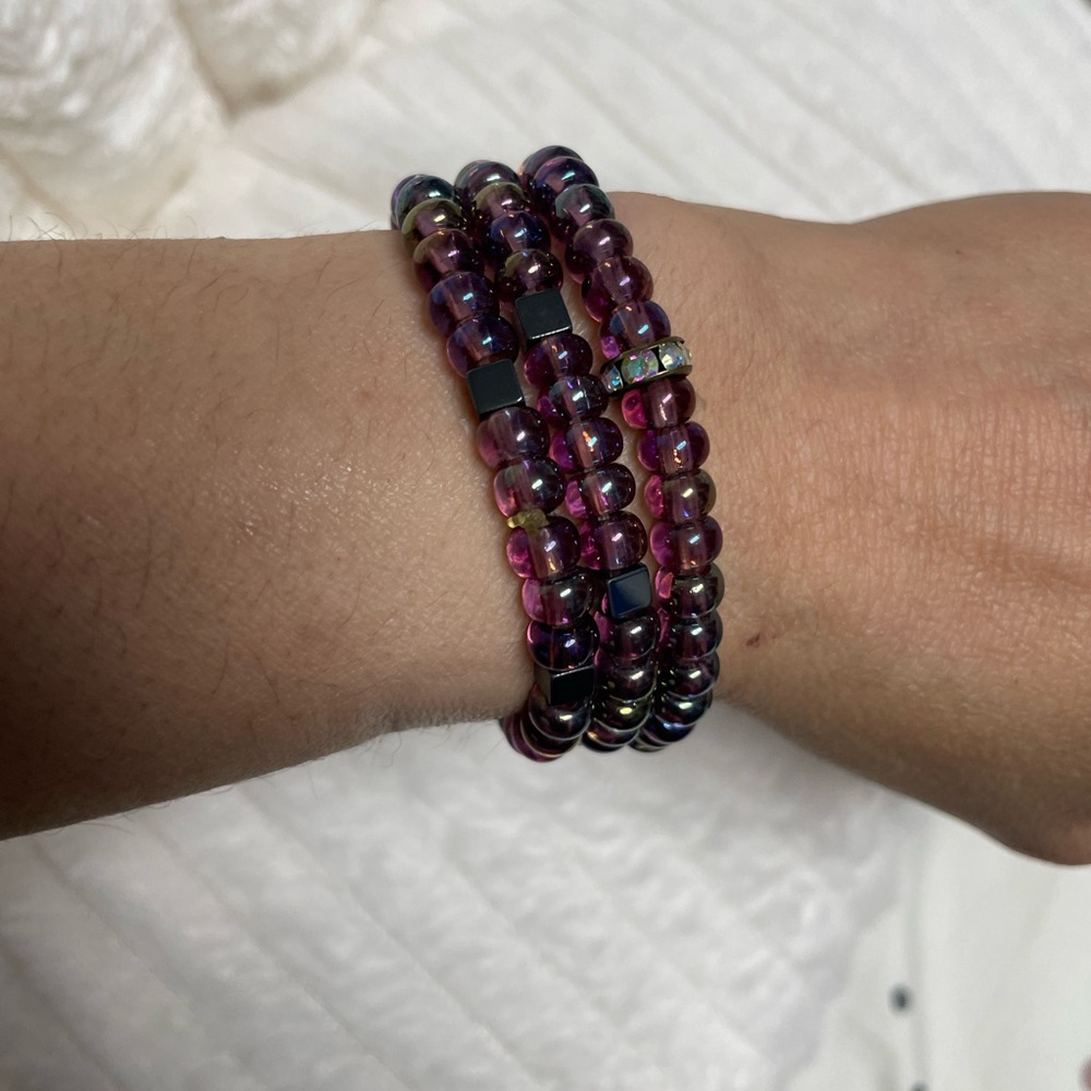3 Elegant Multicolor Beaded Bracelet